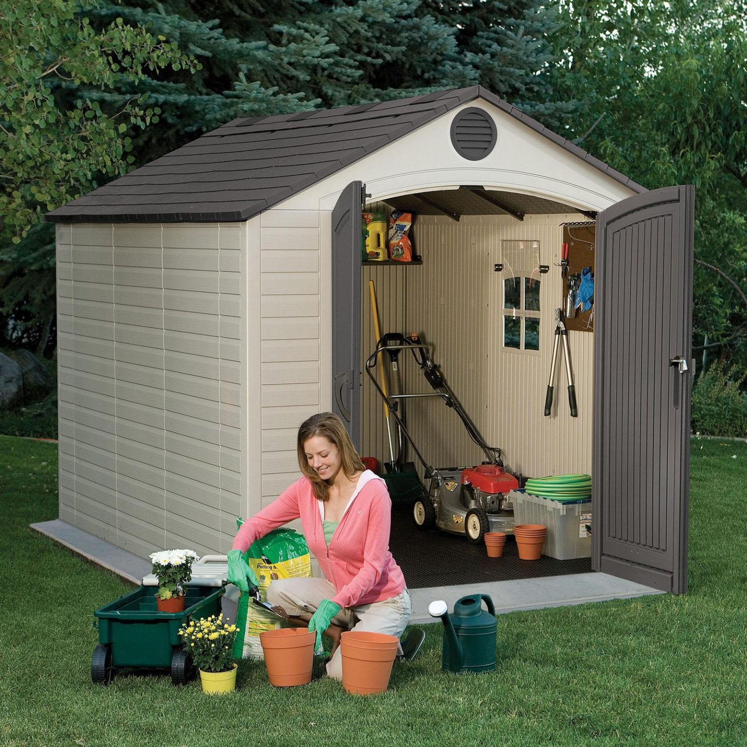 Lifetime 8 X 10 Ft Outdoor Storage Shed Ethpick 3918